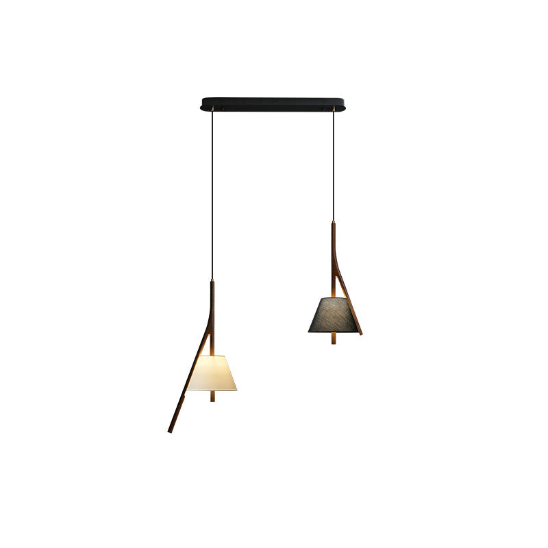 Zovenarae Triangulaire Bois Pendentif Lumière - Neutralighting