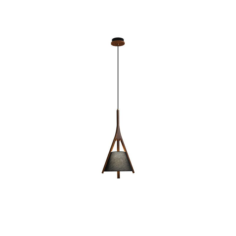Zovenarae Triangulaire Bois Pendentif Lumière - Neutralighting