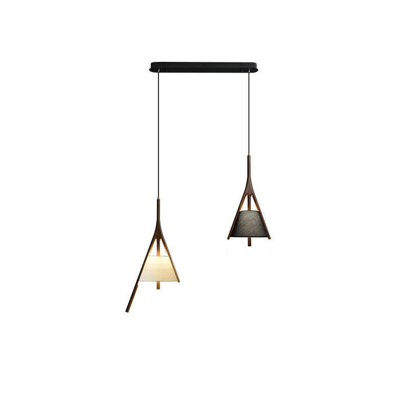 Zovenarae Triangulaire Bois Pendentif Lumière - Neutralighting