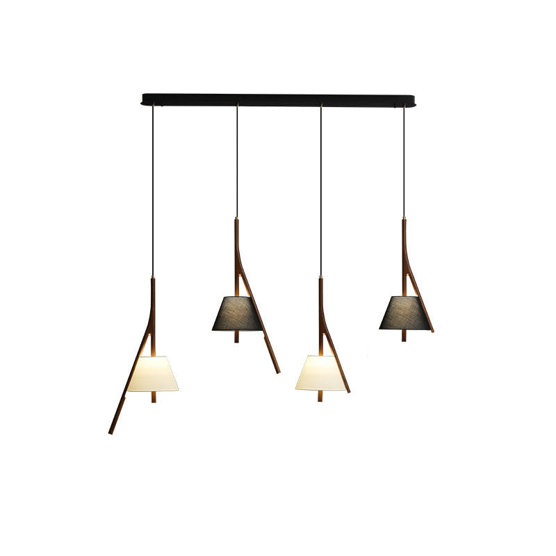 Zovenarae Triangulaire Bois Pendentif Lumière - Neutralighting