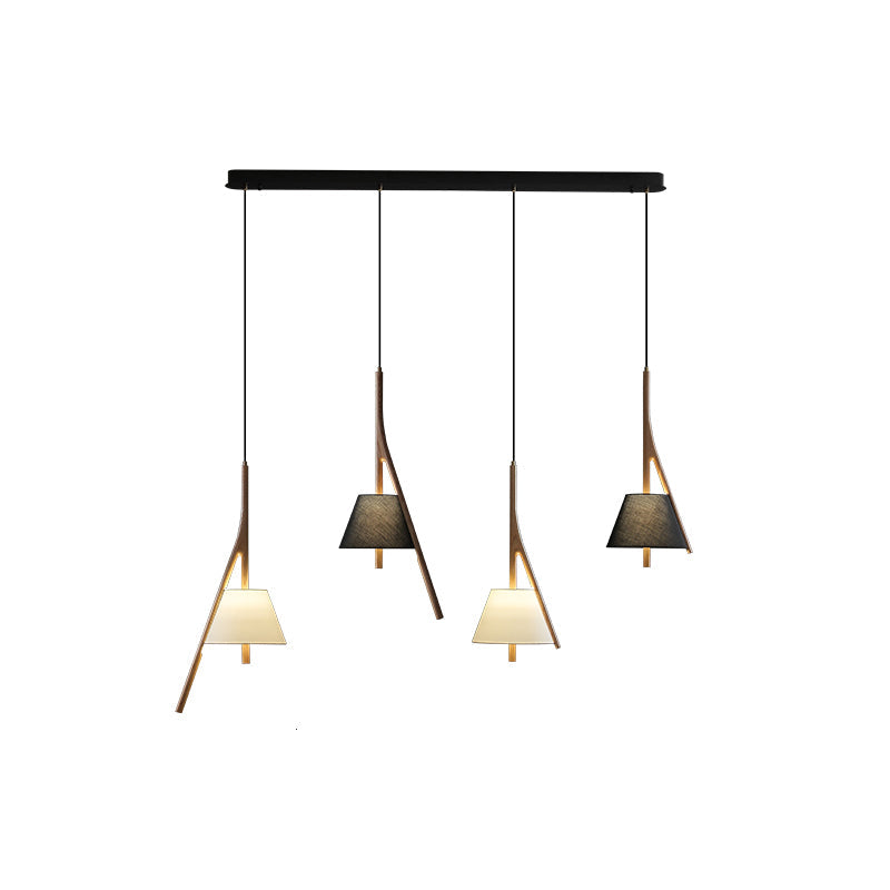 Zovenarae Triangulaire Bois Pendentif Lumière - Neutralighting
