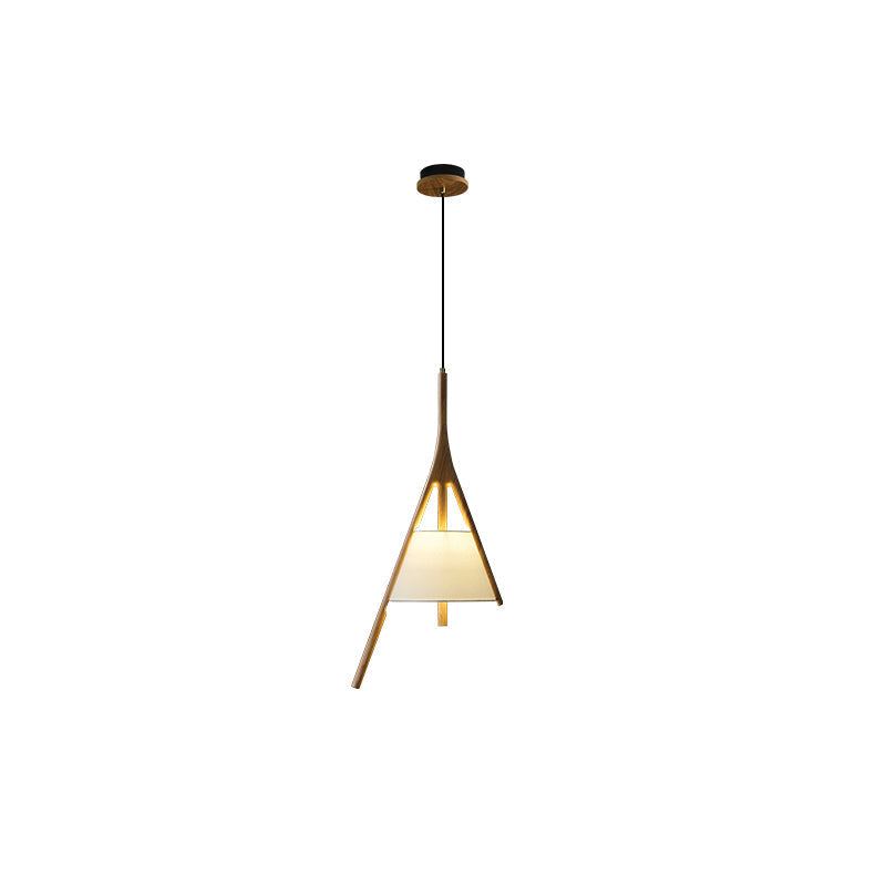 Zovenarae Triangulaire Bois Pendentif Lumière - Neutralighting