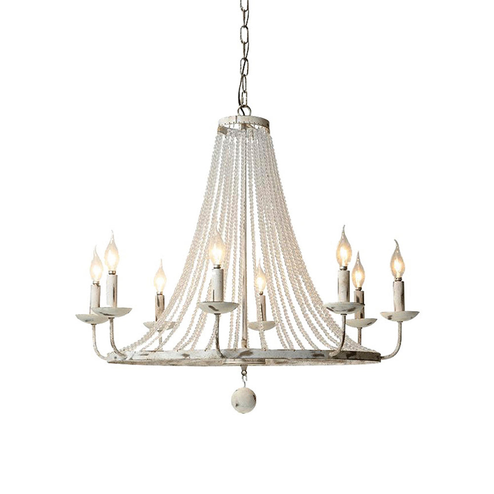 Coloros Lustre Industriel Vintage en Métal Blanc - Neutralighting