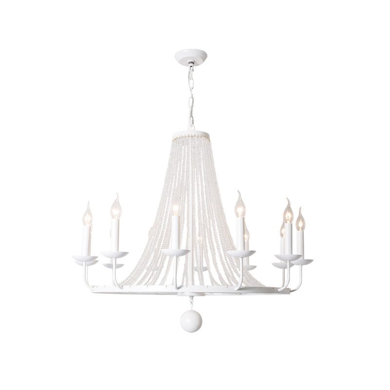 Coloros Lustre Industriel Vintage en Métal Blanc - Neutralighting