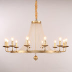 Naples Lustre Perles de Cristal Rustique Blanc Gris Royal - Neutralighting