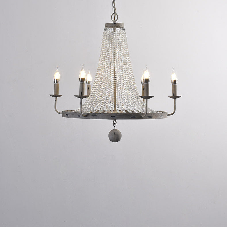 Coloros Lustre Industriel Vintage en Métal Blanc - Neutralighting