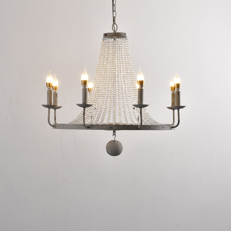 Coloros Lustre Industriel Vintage en Métal Blanc - Neutralighting