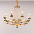 Naples Lustre Perles de Cristal Rustique Blanc Gris Royal - Neutralighting