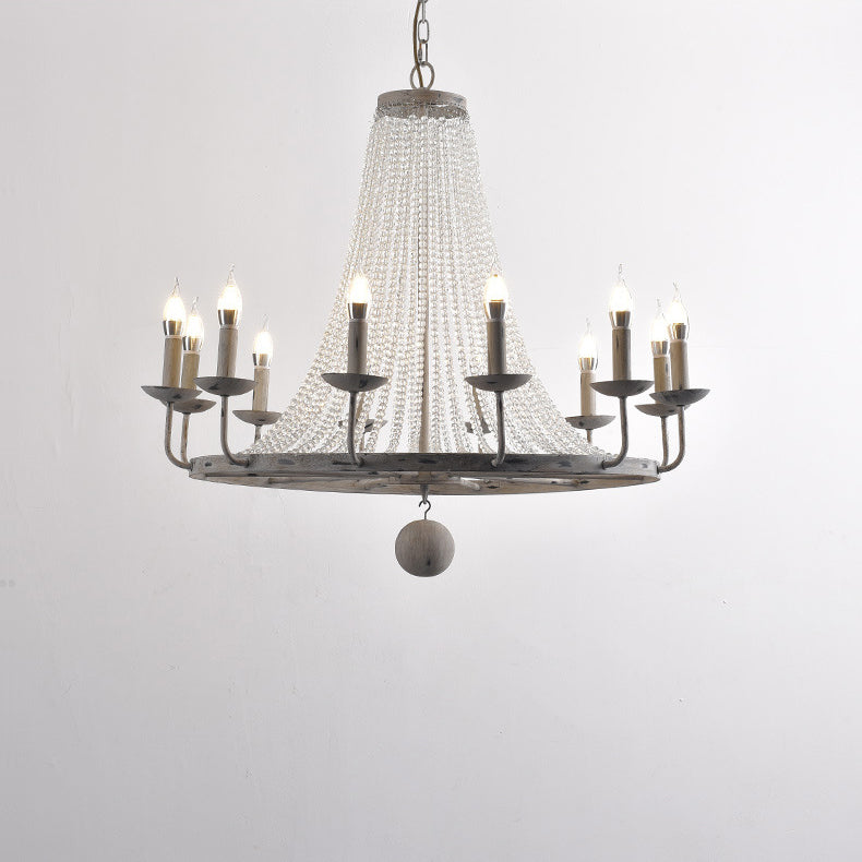 Coloros Lustre Industriel Vintage en Métal Blanc - Neutralighting