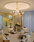 Naples Lustre Crystal Fer Rustique Moderne - Neutralighting