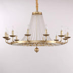 Naples Lustre Perles de Cristal Rustique Blanc Gris Royal - Neutralighting