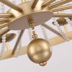 Naples Lustre Crystal Fer Rustique Moderne - Neutralighting
