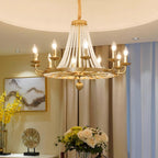 Naples Lustre Crystal Fer Rustique Moderne - Neutralighting