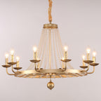 Naples Lustre Crystal Fer Rustique Moderne - Neutralighting