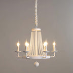 Naples Lustre Perles de Cristal Rustique Blanc Gris Royal - Neutralighting