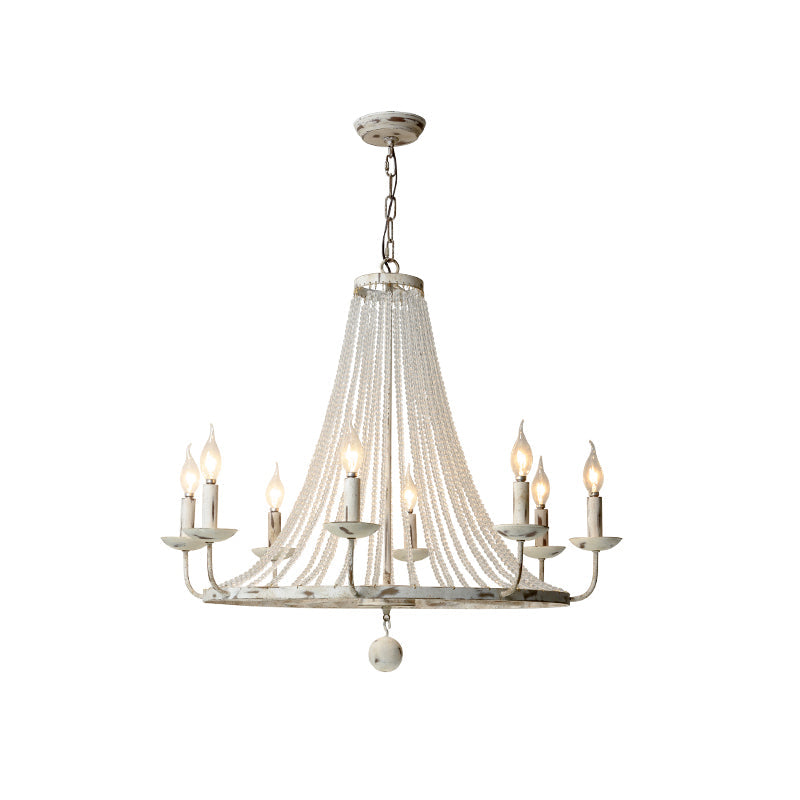 Coloros Lustre Industriel Vintage en Métal Blanc - Neutralighting