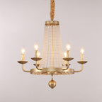 Naples Lustre Perles de Cristal Rustique Blanc Gris Royal - Neutralighting