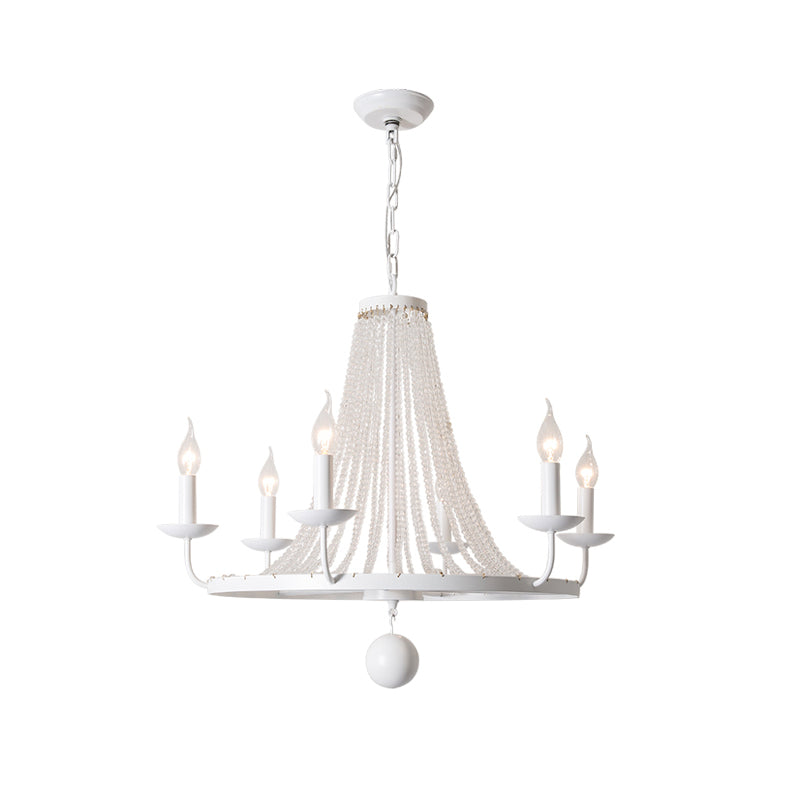 Coloros Lustre Industriel Vintage en Métal Blanc - Neutralighting