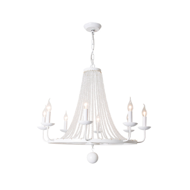 Coloros Lustre Industriel Vintage en Métal Blanc - Neutralighting