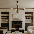 Eurmira Lustre Moderne Haut de Gamme en Tissu Noir Élégant - Neutralighting
