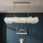 Catala Lustre Moderne Minimaliste en Laiton et Albâtre - Neutralighting