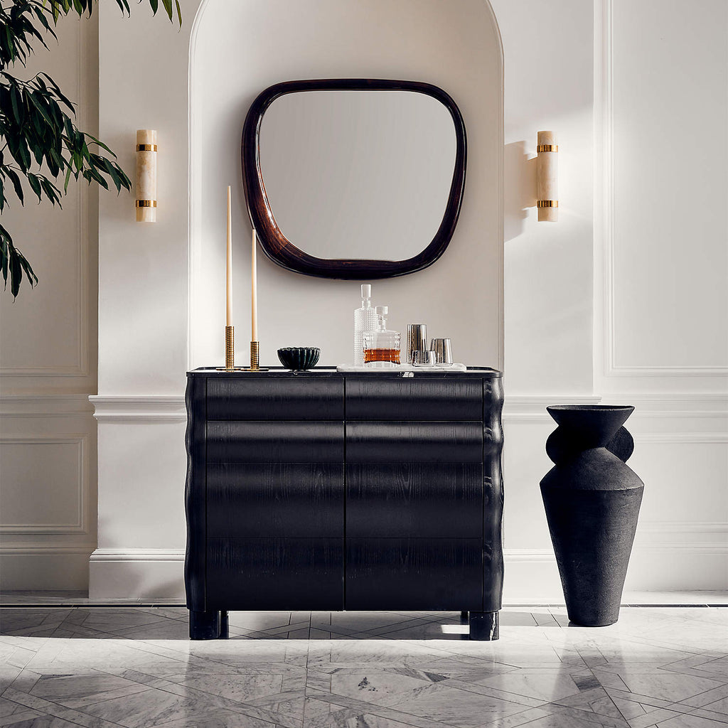 Zavaran Applique Murale Moderne Minimaliste en Métal et Onyx - Neutralighting
