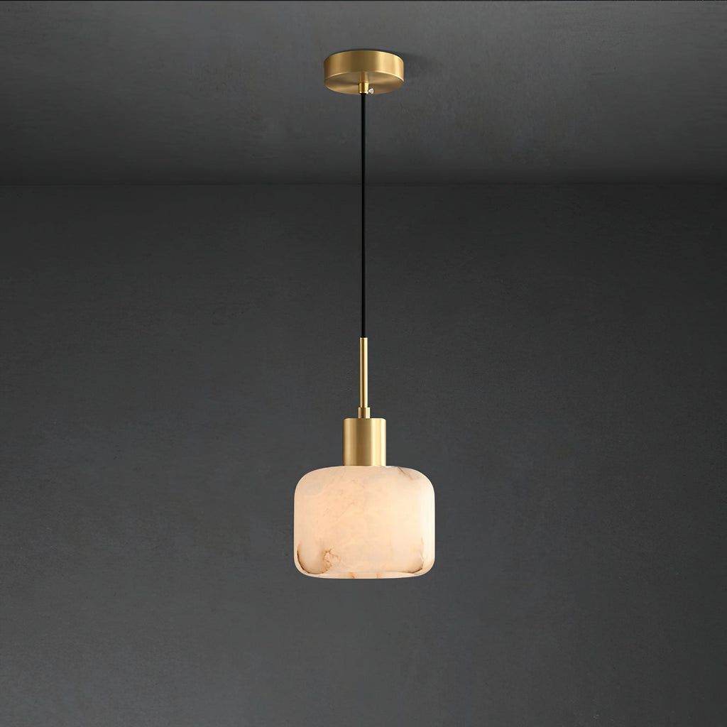 Eliriel Petite Suspension en Albâtre Naturel - Neutralighting