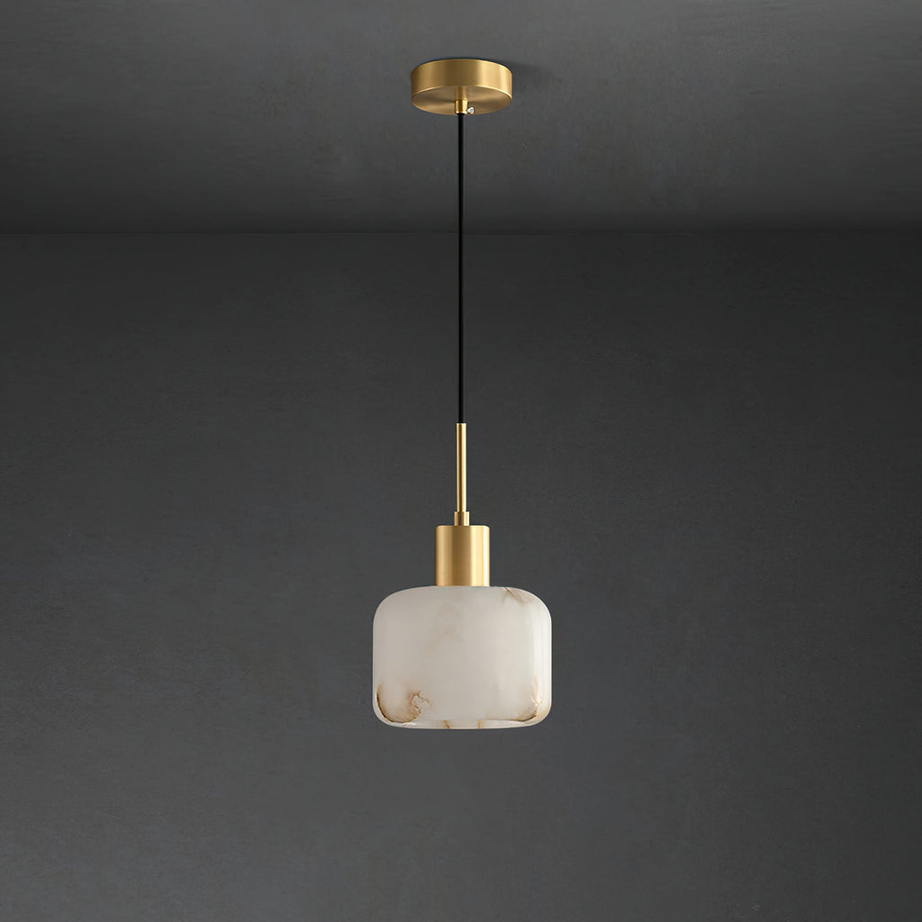 Eliriel Petite Suspension en Albâtre Naturel - Neutralighting