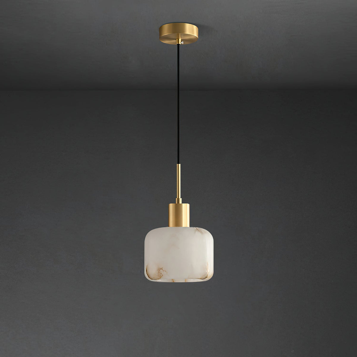 Eliriel Petite Suspension en Albâtre Naturel - Neutralighting