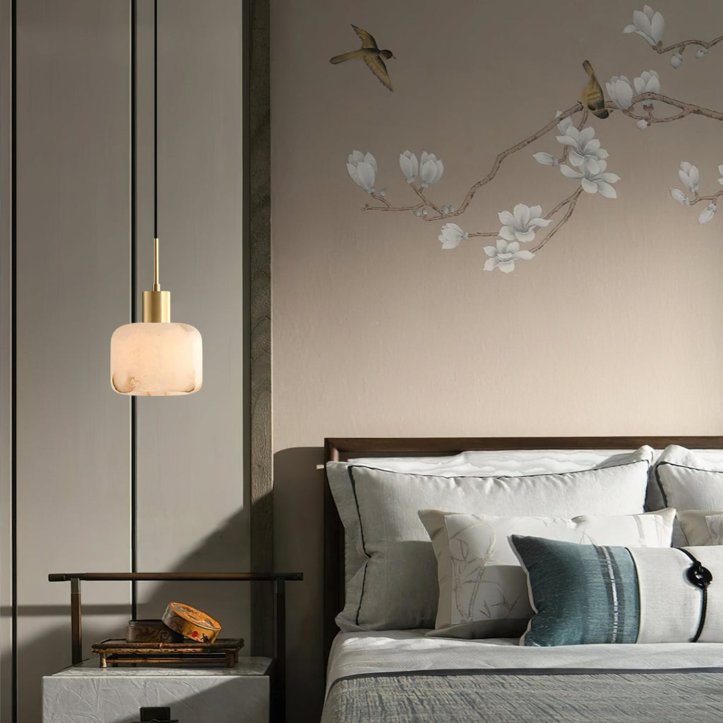 Eliriel Petite Suspension en Albâtre Naturel - Neutralighting