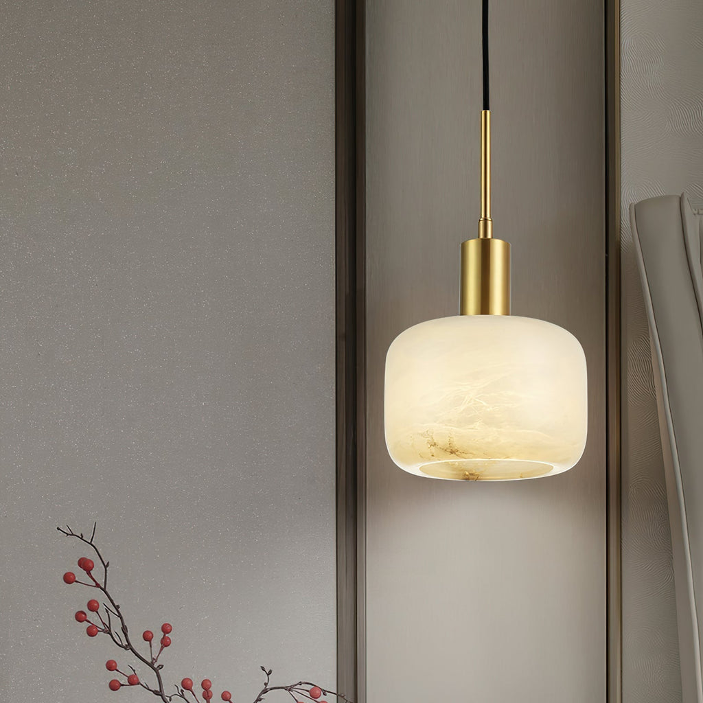 Eliriel Petite Suspension en Albâtre Naturel - Neutralighting