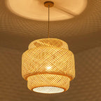 Kora Suspension Bambou Tissé Organique - Neutralighting