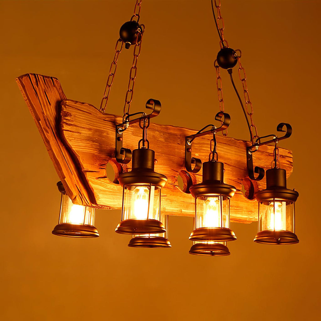 Aurzorir Chandelier Bois Vintage - Neutralighting