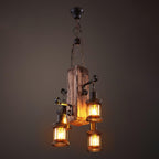 Aurzorir Chandelier Bois Vintage - Neutralighting