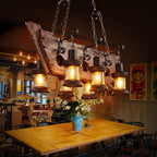Aurzorir Chandelier Bois Vintage - Neutralighting