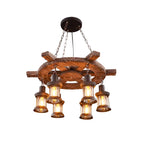 Aurzorir Chandelier Bois Vintage - Neutralighting