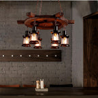 Aurzorir Chandelier Bois Vintage - Neutralighting