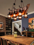 Aurzorir Chandelier Bois Vintage - Neutralighting