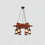 Aurzorir Chandelier Bois Vintage - Neutralighting