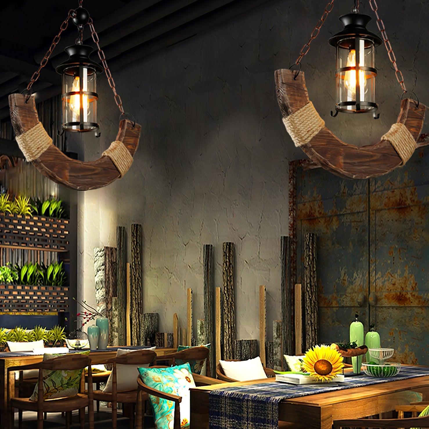 Aurzorir Chandelier Bois Vintage - Neutralighting