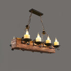 Aurzorir Chandelier Bois Vintage - Neutralighting