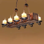 Aurzorir Chandelier Bois Vintage - Neutralighting