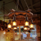 Aurzorir Chandelier Bois Vintage - Neutralighting