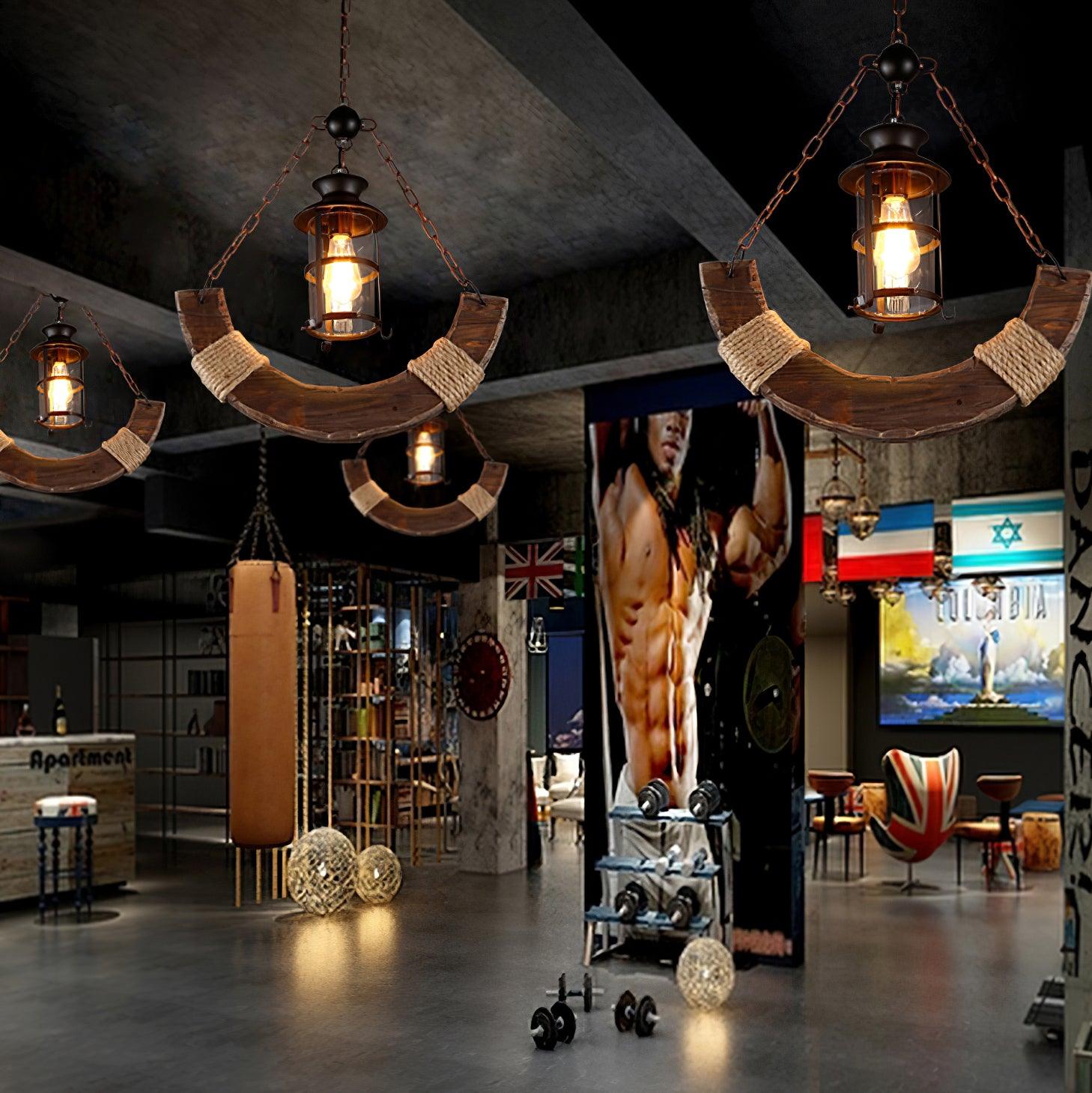 Aurzorir Chandelier Bois Vintage - Neutralighting
