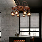 Aurzorir Chandelier Bois Vintage - Neutralighting
