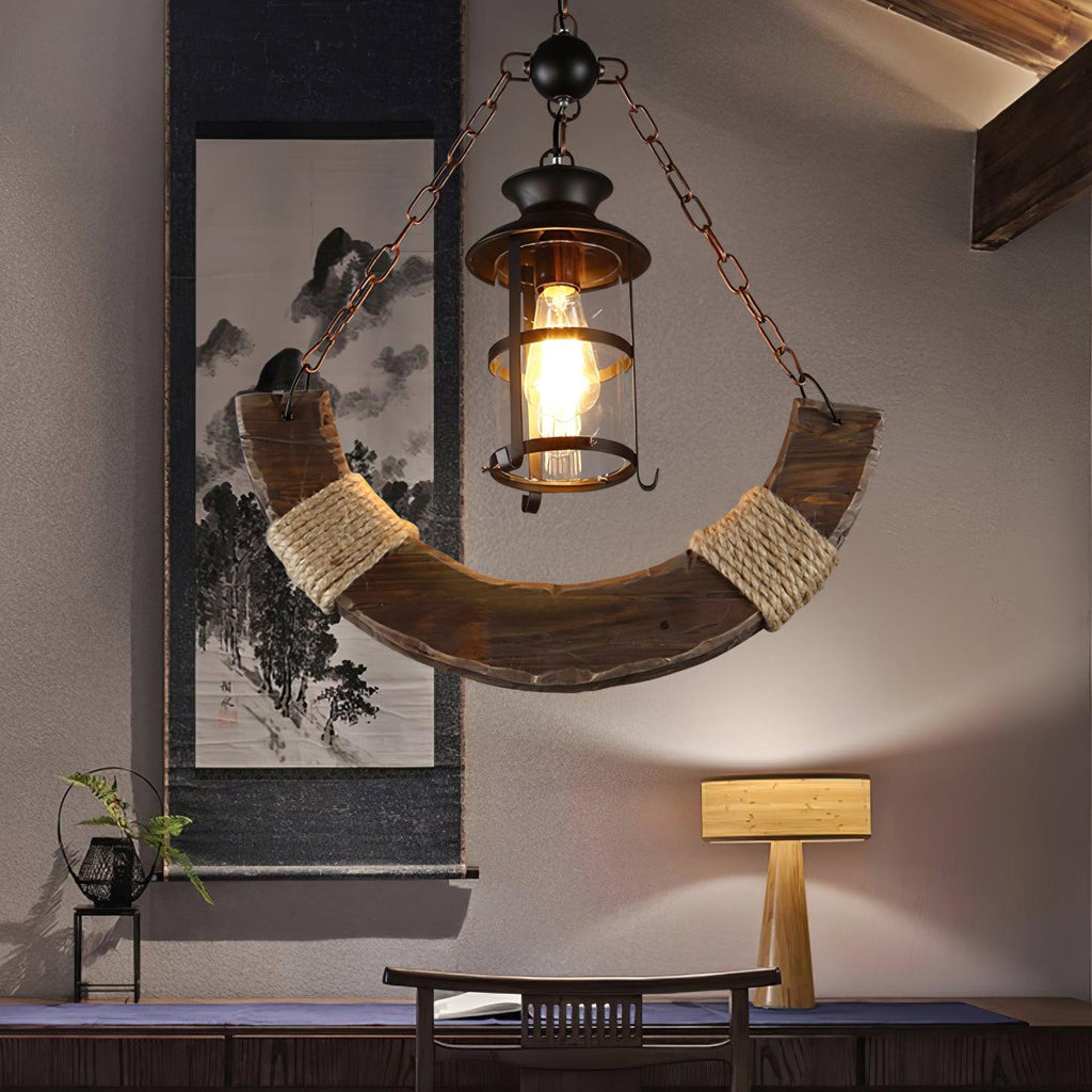 Aurzorir Chandelier Bois Vintage - Neutralighting
