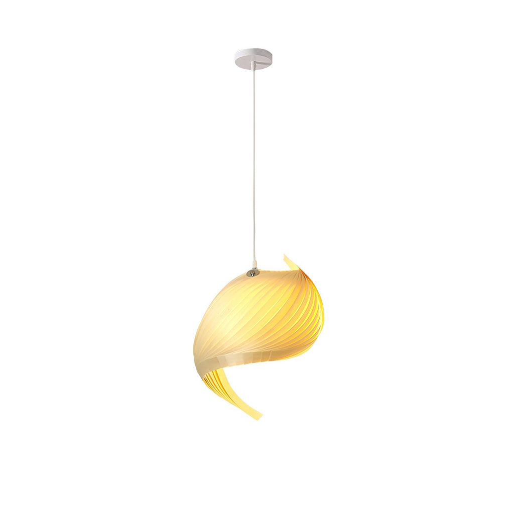 Cumiror Postmoderne Luxe Coquille Bois Bois Pendentif Lumière - Neutralighting