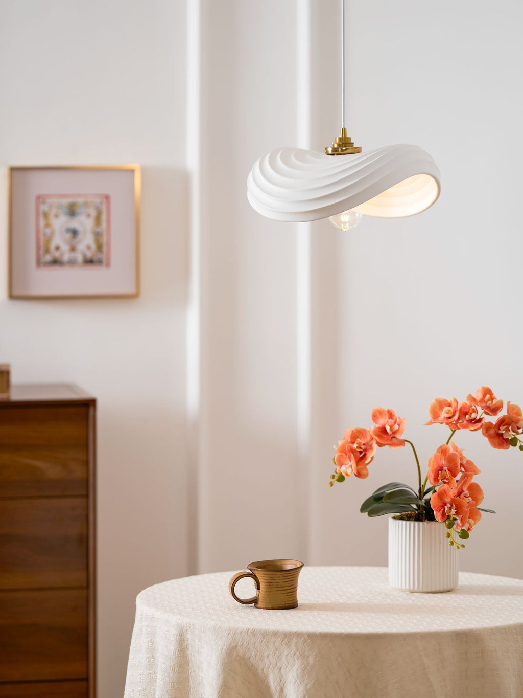 Lila Suspension Moderne en Résine - Neutralighting