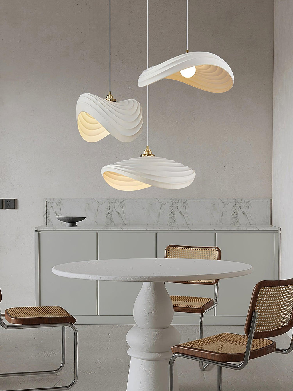 Lila Suspension Moderne en Résine - Neutralighting