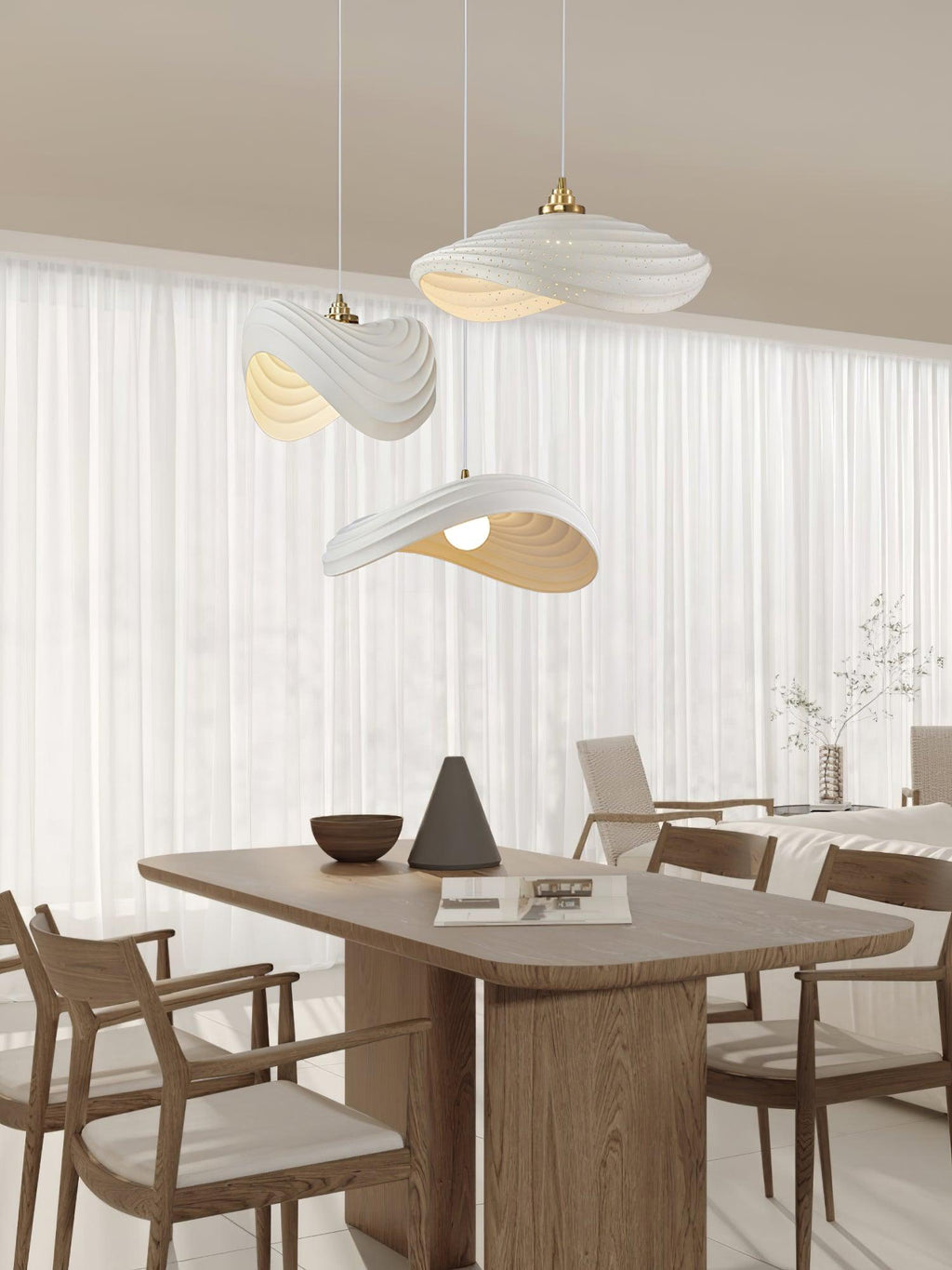 Lila Suspension Moderne en Résine - Neutralighting